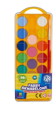 Immagine prodotto di Colori ad acquerello 18 colori Astra