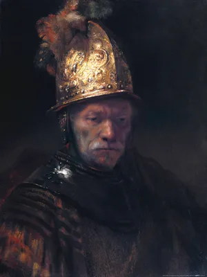 Produktbild von Unbekannter Künstler Kunstdruck Bild - Der Mann Mit Dem Goldhelm, Ca.. 1650, Schule Rembrandts (80 x 60 cm)
