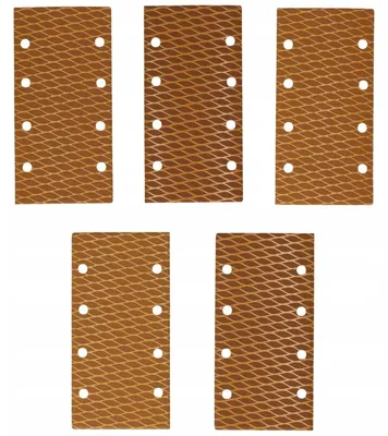 Obrázek produktu pro Brusný papír proti dřevu #80, 92X182Mm, suchý zip, sada 5 ks.