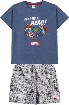 Produktbild von Cerda Group Marvel Kurzarm-pyjama Blau 4 Years Jungen,Mädchen Blau 4 Years