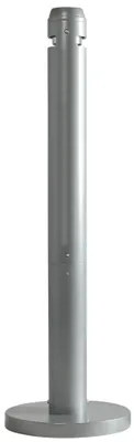 Produktbild von Rubbermaid Standascher Smokers' Pole rund silber
