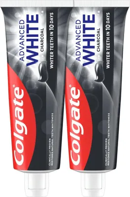 Produktbild von Advanced White Charcoal Whitening Zahnpasta 2 x 75 ml