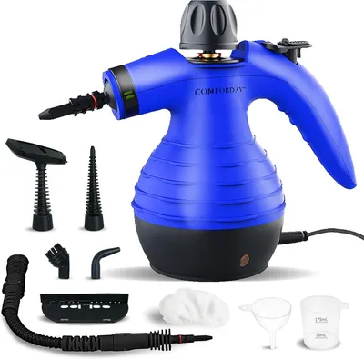 Produktbild von Handdampfreiniger rot, 9 Zubehörteile, für Autositze