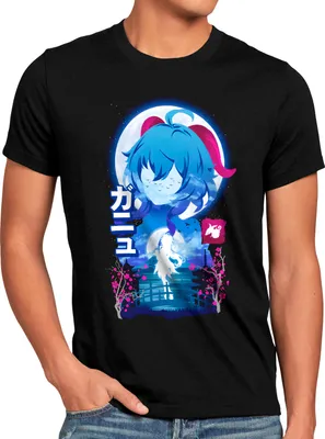 Produktbild von BaumwolleCloud Ganyu Herren T-Shirt genshin fantasy teyvat