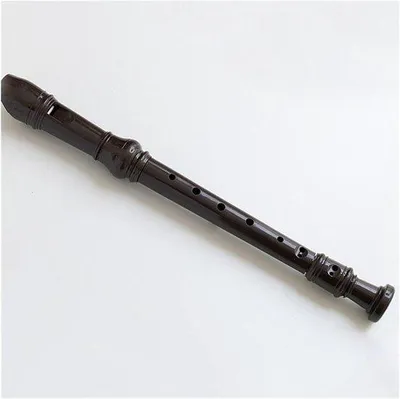 Produktbild von Blockflöte 8-Loch Lerninstrument aus langlebigem ABS - Braun, 35 cm