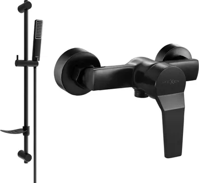 Immagine prodotto di Mexen Caro DF72 batteria doccia con set doccia, nero - 74664DF72-70