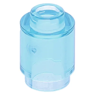 Produktbild von LEGO® 1x1 Steine Rundsteine Transparent Hellblau - 3062b NEU! Menge 50x