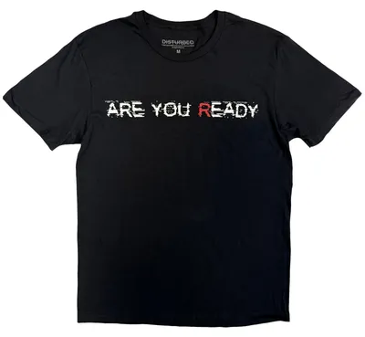 Zdjęcie produktu dla Disturbed Are You Ready? (Back Print) Black XL Koszulka
