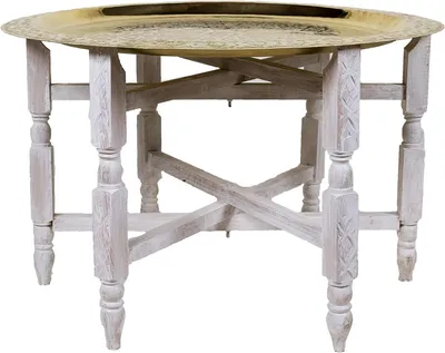 Produktbild von Orientalisches Gestell aus weißem Zedernholz für ein 80-cm-Tablett