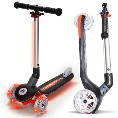 Produktbild von Whizzie LED Kinderroller - Black Blaze