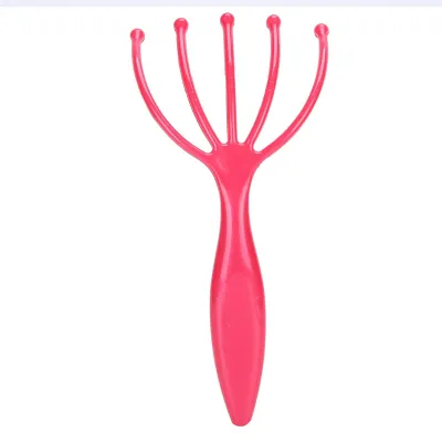 Obrázok produktu pre Masážny prístroj na ruky s výstupkami, ergonomický, prenosný, určený na masáž pokožky hlavy