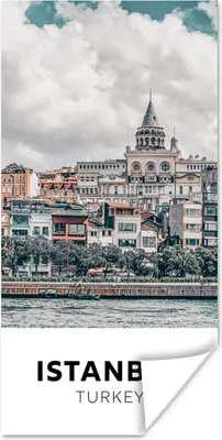 Produktbild von MuchoWow® Poster Türkei - Istanbul - Architektur - Wasser 60x120 cm - Wandschmuck