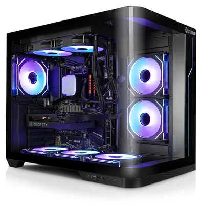 Produktbild von kiebel.de Gaming PC Curve Elite Plus AMD Ryzen 7 7800X3D, 32GB DDR5, NVIDIA RTX 5070 12 GB, 1TB SSD, Windows 11, Gaming PC