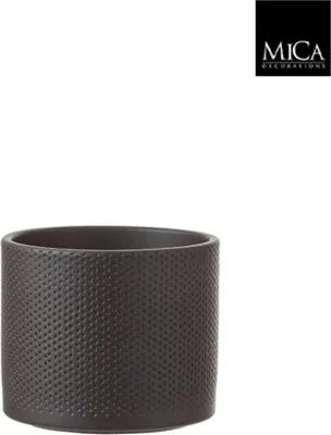 Produktbild von Mica Decorations Blumentopf - anthrazit - Keramik - D18 x 15 cm