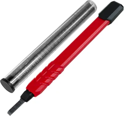 Produktbild von Druckbleistift inkl. Ersatzminen Maurer Bleistift Markierungsstift Tischler Baustift