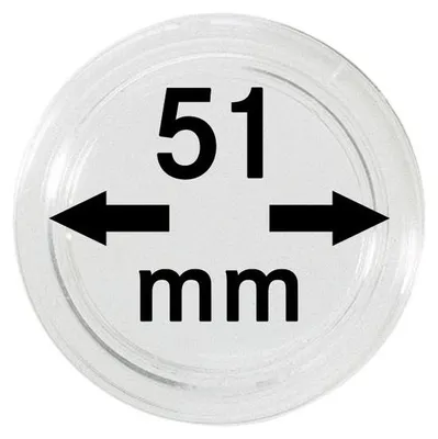 Produktbild von Lindner 2251051 Münzkapseln 51 mm-100er Pack