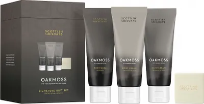 Produktbild von Scottish Fine Soaps Klassisches Geschenkset Oakmoss 4-teilig