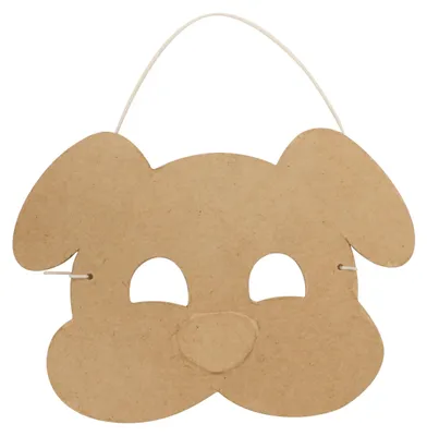 Produktbild von Décopatch 5x Kindermaske Hund AC939C