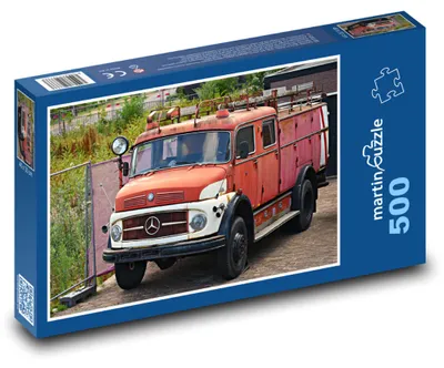 Obrázok produktu pre Puzzle 500 Historické hasičské auto - martinpuzzle