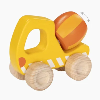 Produktbild von Goki Spielfahrzeug aus Holz - Betonmischer