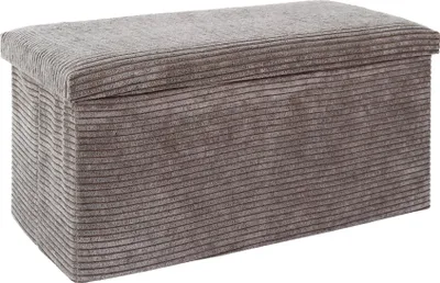 Produktbild von Hocker faltbar - weis - cocoonen - MDF/Polyester - 76 x 38 cm