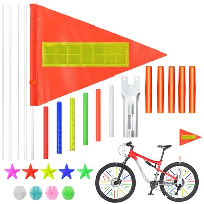 Productafbeelding van Veiligheidsvlag voor fietsen met verstelbare pennant