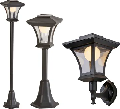 Produktbild von Northpoint LED 3in1 Solar Gartenlaterne für Innen und Außen Dämmerungssensor 3000K 20lm IP44