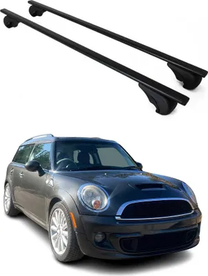 Obrázok produktu pre Priečne strešné nosiče pre Mini Clubman R55 2007-2015 Čierna farba