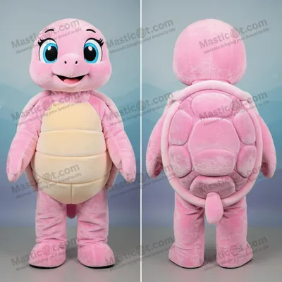 Immagine prodotto di Costume MASTICOT Gonfiabile Tartaruga Marina Rosa Corallo Scalloped