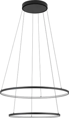 Zdjęcie produktu dla Żyrandol LED CIRCOLO LED czarny 35W Neutralna biel 1300lm aluminium wym:140x60x60cm IP20 Nowodvorski Lighting