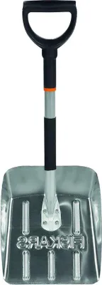 Produktbild von Schneeschaufel 71cm Aluminium schwarz/silber
