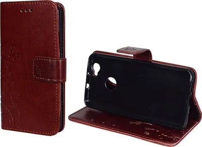 Produktbild von Schutz Hülle Blumen für Handy Huawei Nova Braun