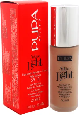 Immagine prodotto di Pupa Milano Light Liquid Makeup Spf 10 Active Light Perfect Skin Foundation 30 Ml In 050 Golden Beige