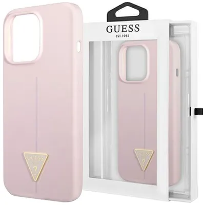Produktbild von Guess Guhcp13Ssltgu Iphone 13 Mini 5,4"" Fioletowy/Lila Hartschale Silikon Dreieck