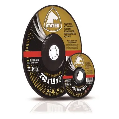 Zdjęcie produktu dla Tarcza do cięcia metalu PREMIUM T41, Ø 230 x 1,9 x 22,23 mm, STAYER