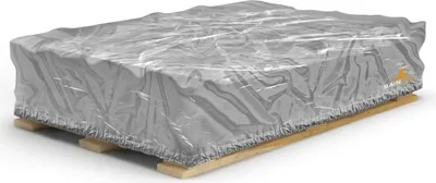 Produktbild von RAINEXO Palettenabdeckhaube, Silbergrau