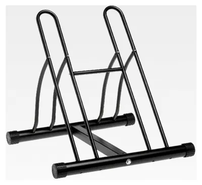 Produktbild von Fahrradständer für 2 Fahrräder, Boden Fahrradhalter, Stahl, für Reifen bis 29 Zoll