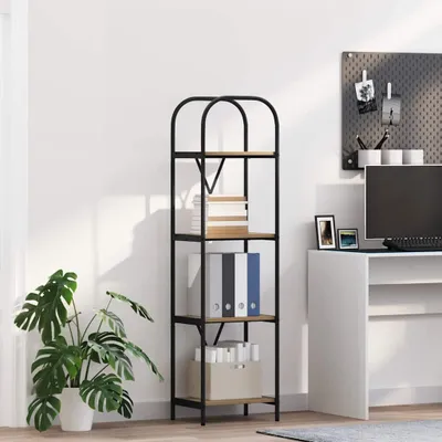 Image de Maison Exclusive - Étagère à livres, 4 niveaux, 40 x 30 x 146 cm, en panneaux de bois