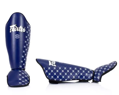 Produktbild von Fairtex SP5 Schienbein und Spannschoner Super Comfort, Blau Größe L