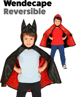 Produktbild von Spiderbat Superhelden Wendecape Kindergröße: 116