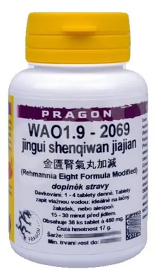 Imagen del producto de WAO1.9 - Jingui Shenqiwan, complemento alimenticio - comprimidos/tabletas PRAGON