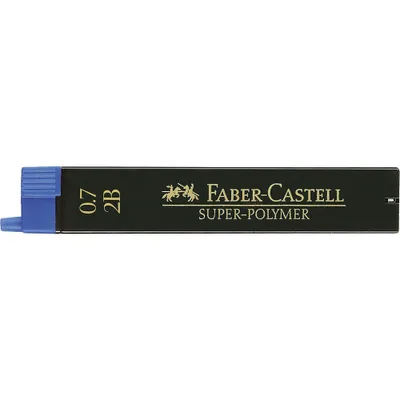 Zdjęcie produktu dla FABER-CASTELL Feinmine Super-Polymer 0,7mm 2B 12Stk.