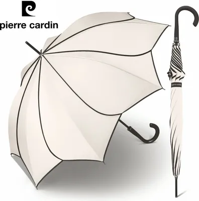 Produktbild von pierre cardin Regenschirm Stockschirm Automatik Sunflower Hochzeit black & white