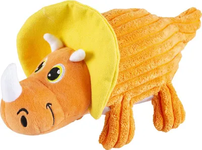 Produktbild von Duvo+ Hundespielzeug Dino Triceratops orange