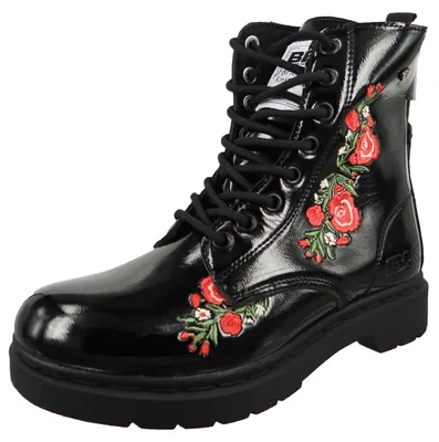Produktbild von British Knights Damen Elegante Stiefelette Blake Lack B50-3604 Schwarz