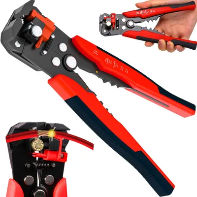 Obrázek produktu pro Odizolovací kleště s krimpovacím nástrojem pro kabely 0,2-6 mm