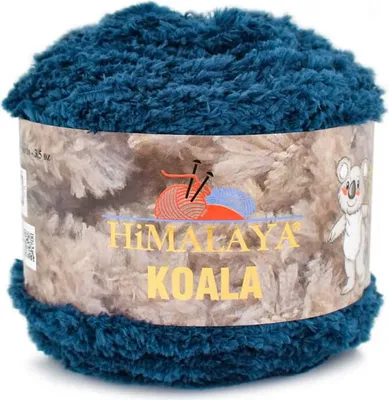 Produktbild von Himalaya Koala Flauschgarn 75728 Granat, 100m/100g,