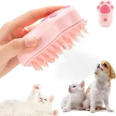 Immagine prodotto di Famanu Spazzola per gatti 3 in 1 – Adatta a capelli lunghi e corti