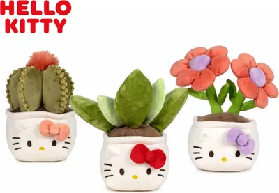 Obrázok produktu pre Hello Kitty Botanical Love plyš 21cm 3druhy