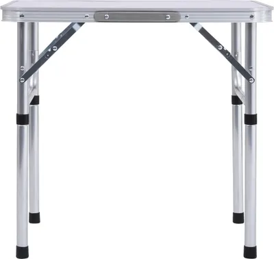 Produktbild von "im Sonderangebot" Klappbarer Campingtisch Weiß Aluminium 60x45 cm DEMöbel 7227590